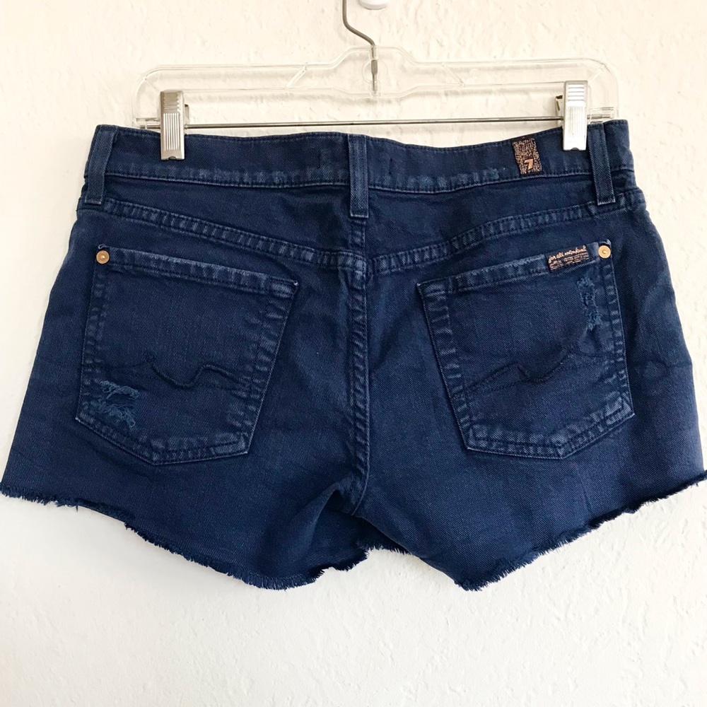 7 For All Mankind Denim Cutt Off - Picture 6 of 16